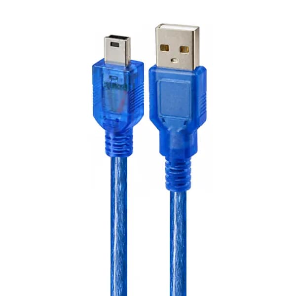 کابل USB به MiniUSB شیلد‌ دار PK طول 1.5 متر — تصویر ۲