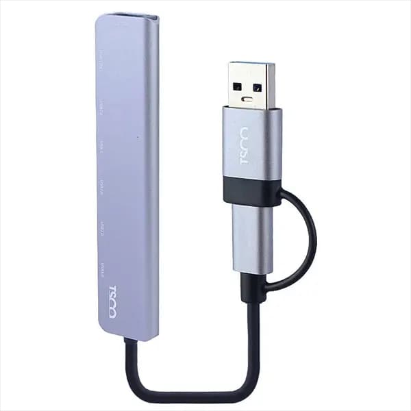 هاب USB و تایپ سی 7 پورت تسکو مدل THU 1148 — تصویر ۳