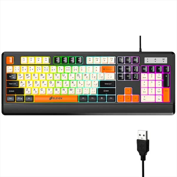 کیبورد مخصوص بازی RGB ایلون مدل GK105