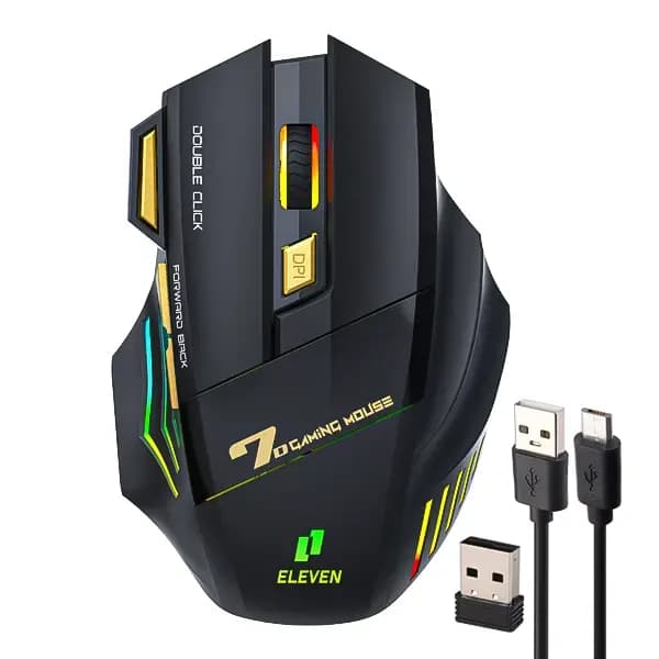 ماوس Bluetooth & wireless مخصوص بازی شارژی ایلون مدل GM7B