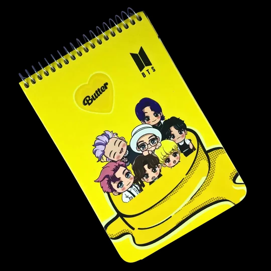 دفترچه سیمی سویل | طرح کیوت (Sevil Cute Notebook) — تصویر ۹