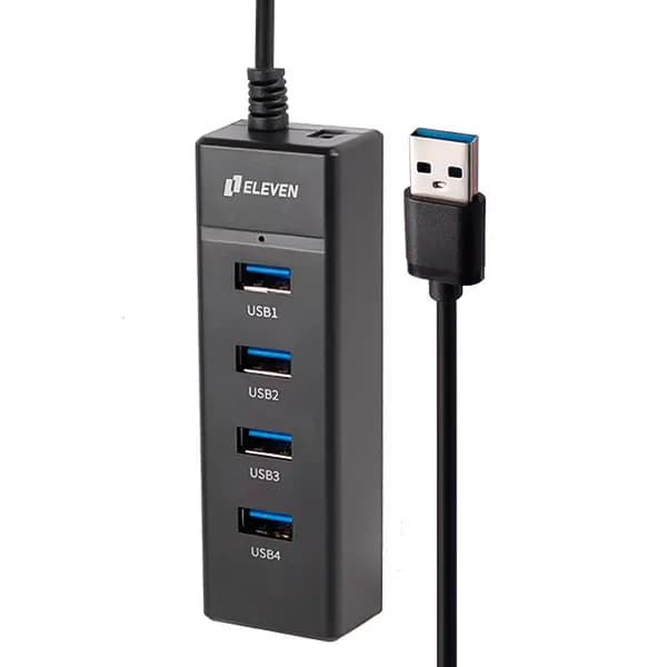 هاب 4 پورت USB 2.0 ایلون مدل H201 طول 1.2 متر — تصویر ۴