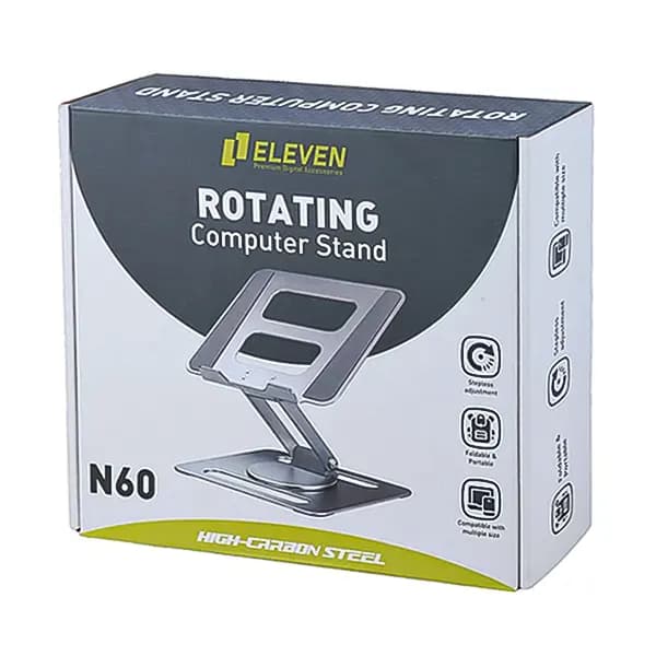 پایه نگهدارنده لپ تاپ چرخشی ایلون مدل N60 — تصویر ۳