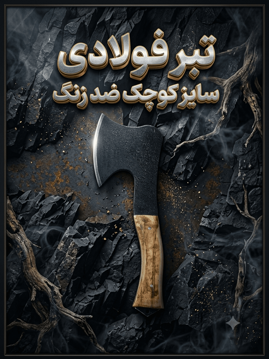 تبر سفری کوچک فولادی ضدزنگ با کیفیت ساخت بالا و عملکرد عالی