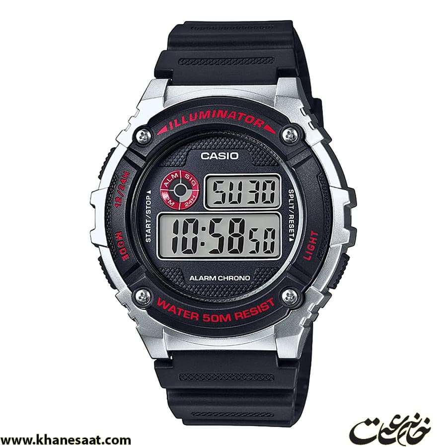 ساعت مچی دیجیتال مردانه کاسیو مدل W-216H-1CVDF — تصویر ۹