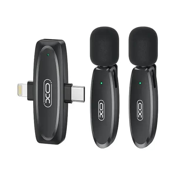 میکروفون بی سیم Dual لایتنینگ و تایپ سی XO مدل XO-MKF10 — تصویر ۲
