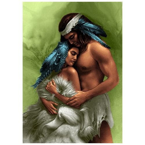 نخ و نقشه فرانسوي طرح عاشقانه كد 24279