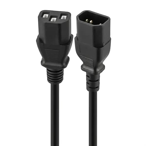 کابل برق بک تو بک دی نت مدل C13-C14 طول 1.5 متر