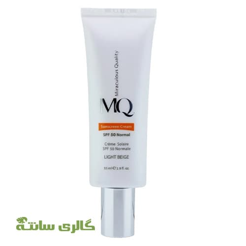 کرم ضد آفتاب پوست نرمال تا خشک لایت بژ ام کیو MQ کد KKPK0012 — تصویر ۲