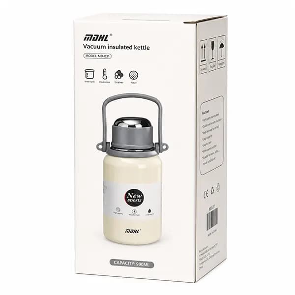 فلاسک استیل دوجداره MDHL مدل MD-031 با ظرفیت 900ml — تصویر ۲