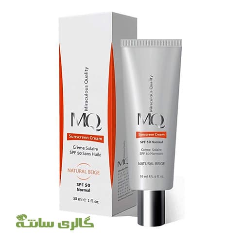 کرم ضدآفتاب نچرال بژ پوست نرمال ام کیو MQ کد KKPK0005
