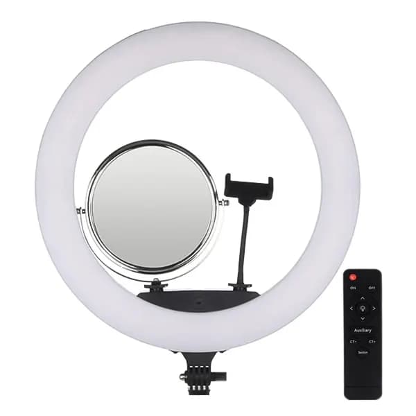 رینگ لایت 19 اینچی TB2 96W LED مدل 416PRO max + کنترل و آینه و کیف