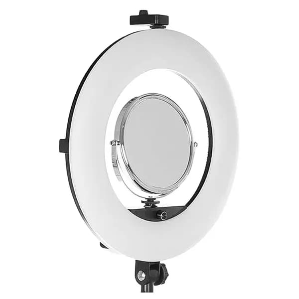 رینگ لایت 18 اینچی 100W LED هیرو مدل FE480III + کنترل و آینه و کیف — تصویر ۳