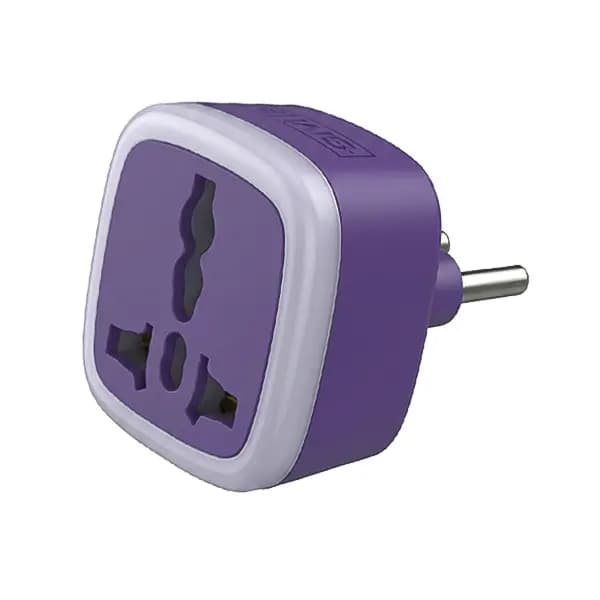تبدیل برق 3 به 2 چراغ دار MITSUDO مدل M-03 — تصویر ۲