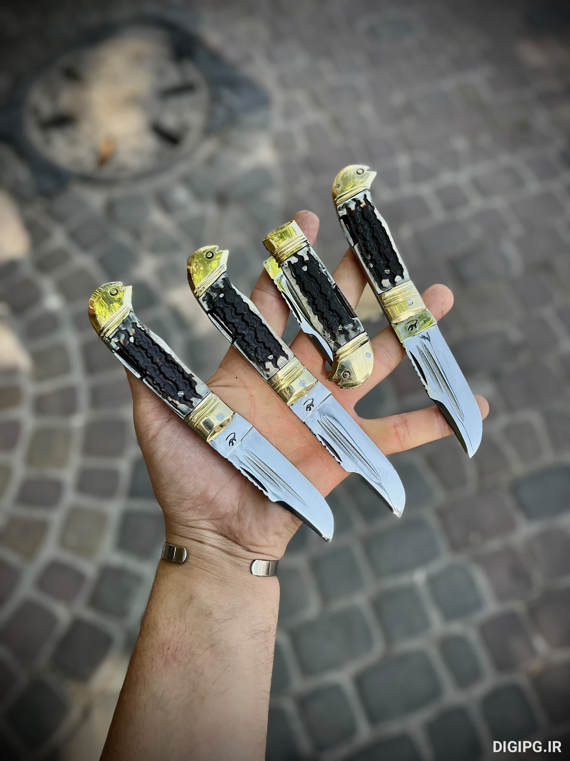 چاقو ضامندار کله گنجشکی