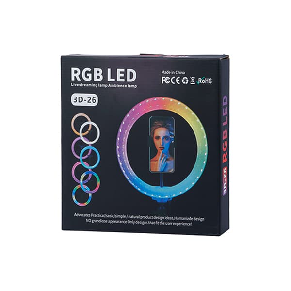 رینگ لایت RGB مدل 3D-26 — تصویر ۳