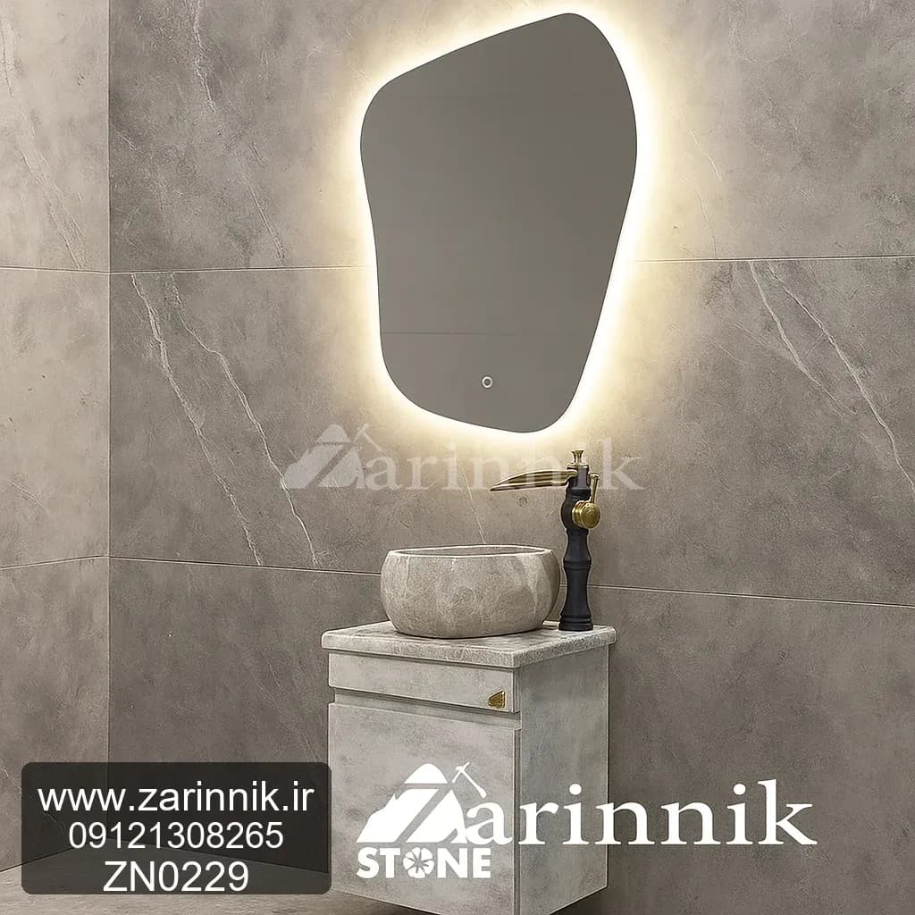 روشویی سایزکوچک 30*45 مدرن زرین نیک کد ZN0229