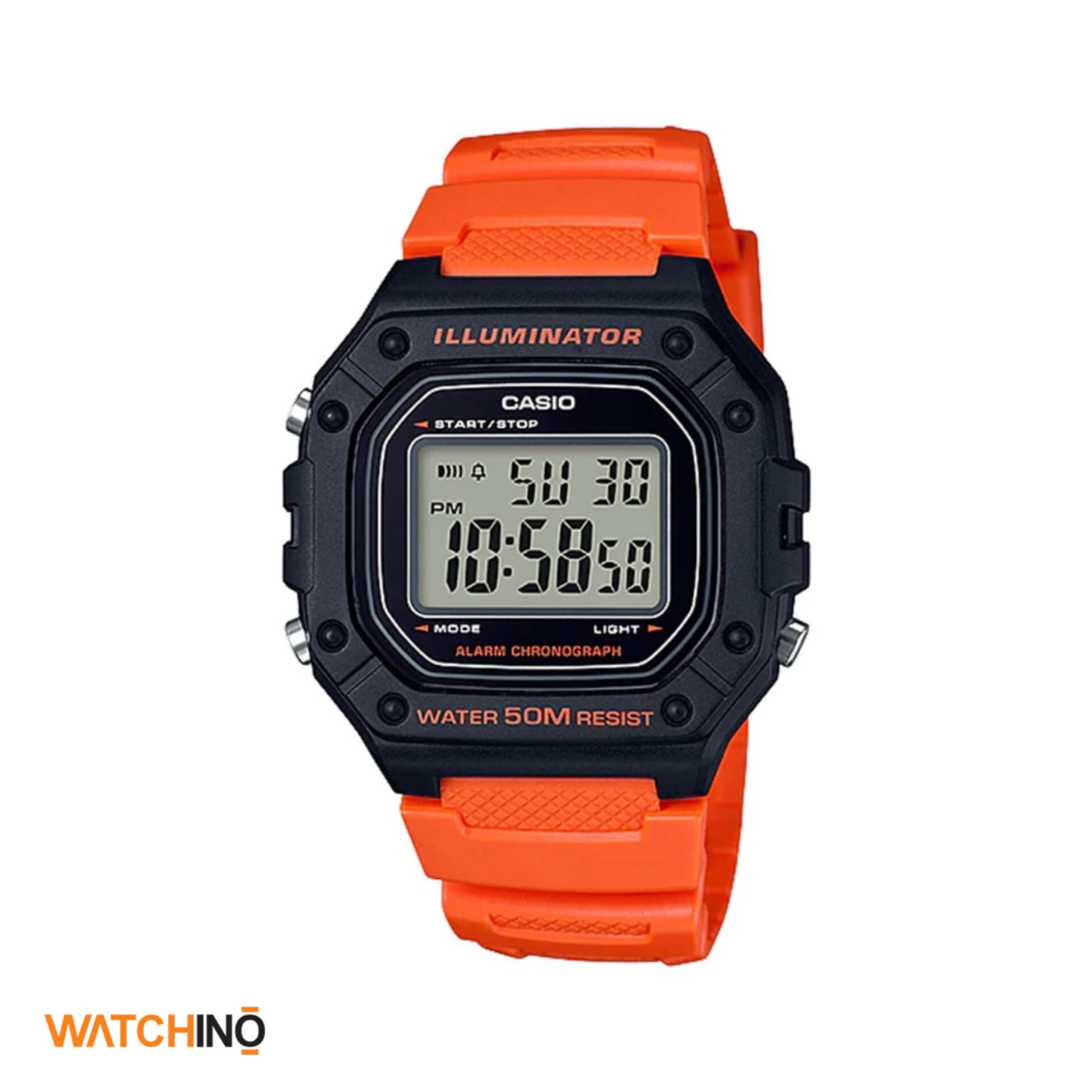 ساعت مچی کاسیو مدل Casio-Mens-W-218H-4B2