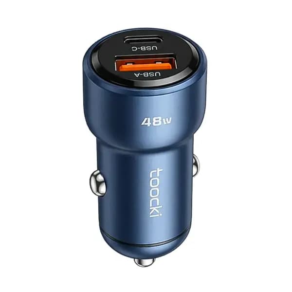 شارژر فندکی دو پورت TOOCKI 48W مدل TQ-CC21