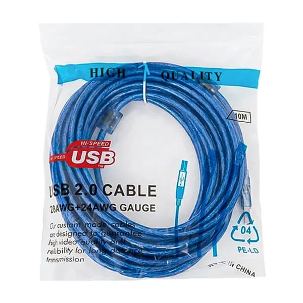 کابل افزایش طول USB شیلد دار طول 10 متر — تصویر ۳