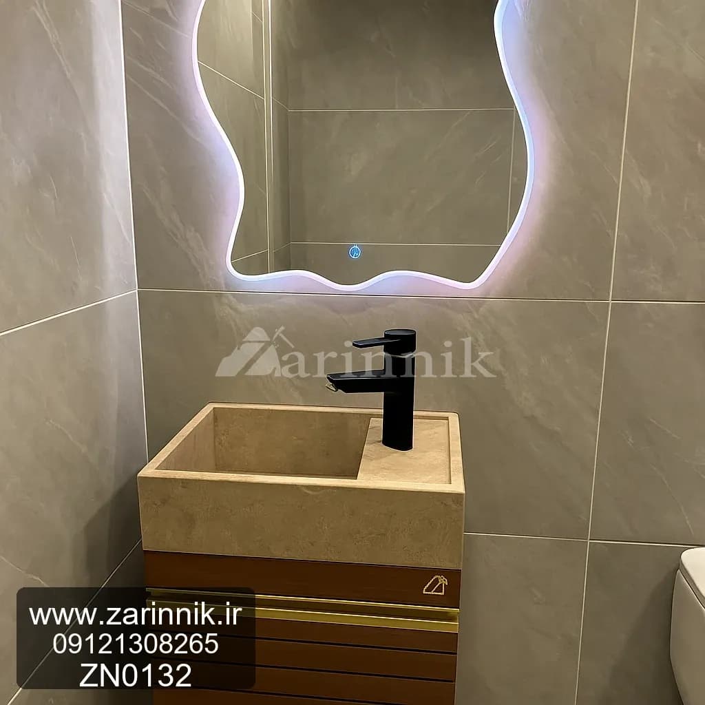 روشویی کوچک مدرن زرین نیک کد ZN0132