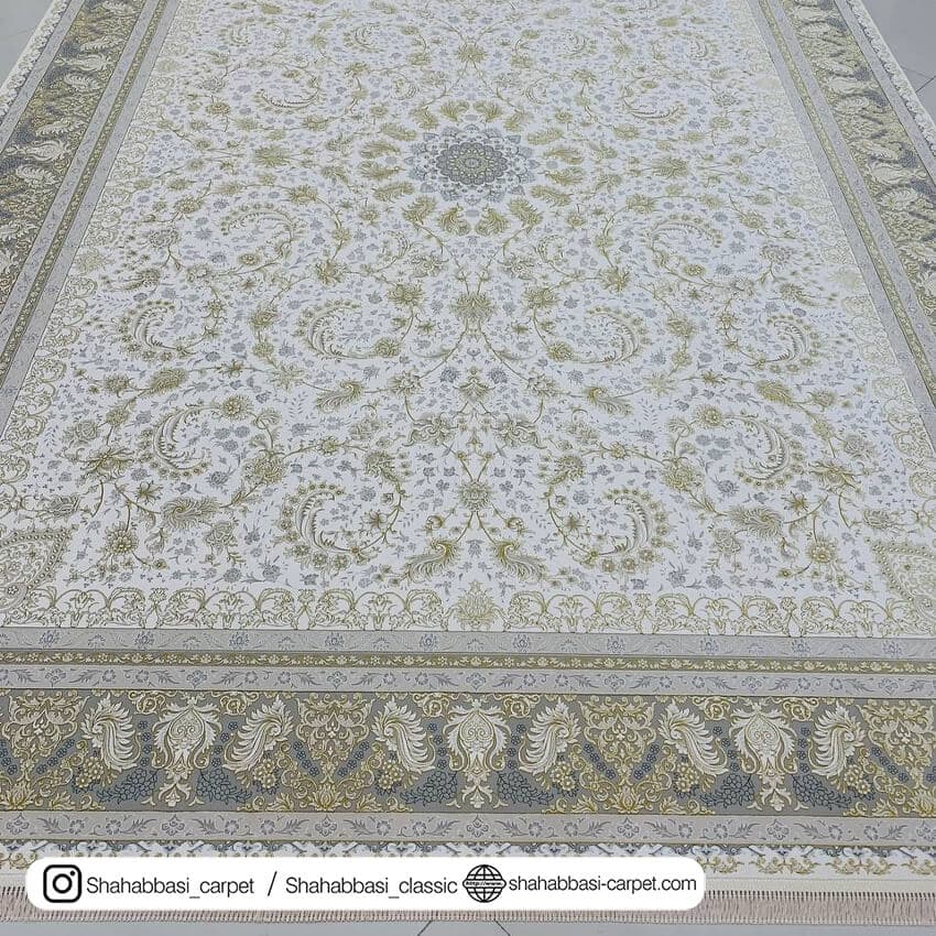 فرش طرح گلوریا کرم — تصویر ۲