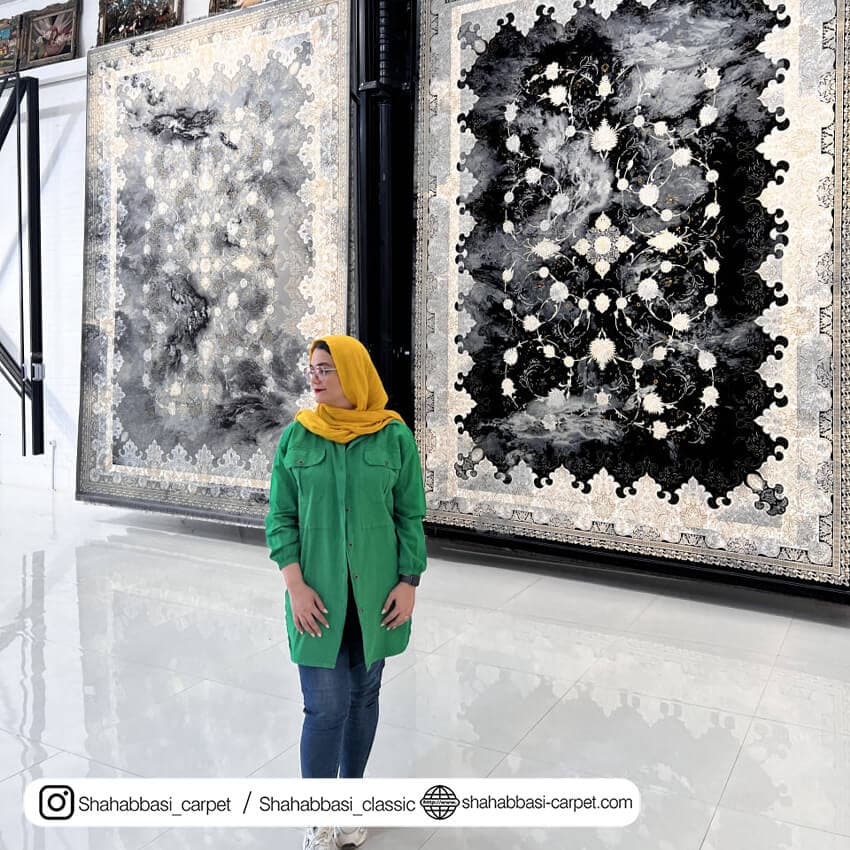 فرش کلاسیک کد 3054 طوسی — تصویر ۸
