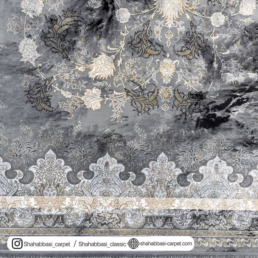فرش کلاسیک کد 3054 طوسی — تصویر ۴