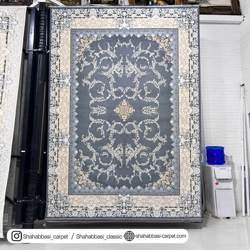 فرش کلاسیک کد 3053 طوسی