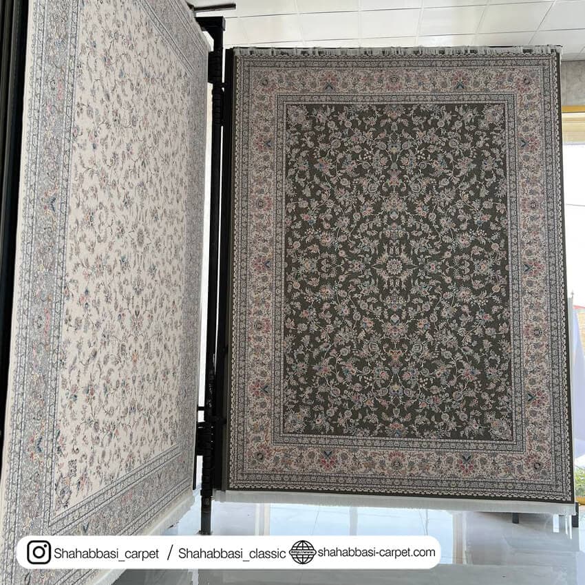 فرش کلاسیک کد 3033 زغالی — تصویر ۲