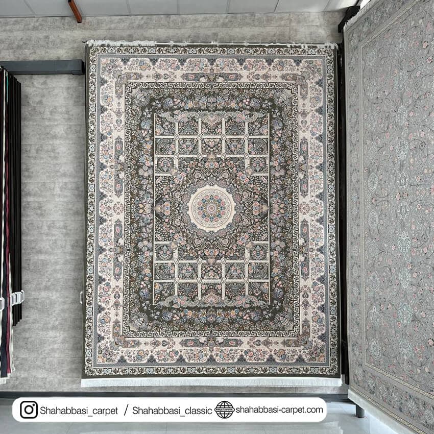 فرش کلاسیک کد 3029 زغالی