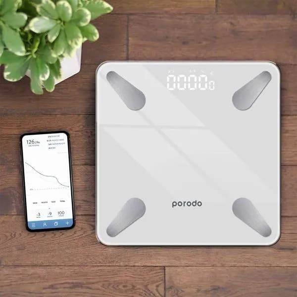 ترازو هوشمند پرودو مدل PORODO LIFESTYLE SMART BODY SCALE PD-LSBSC — تصویر ۳
