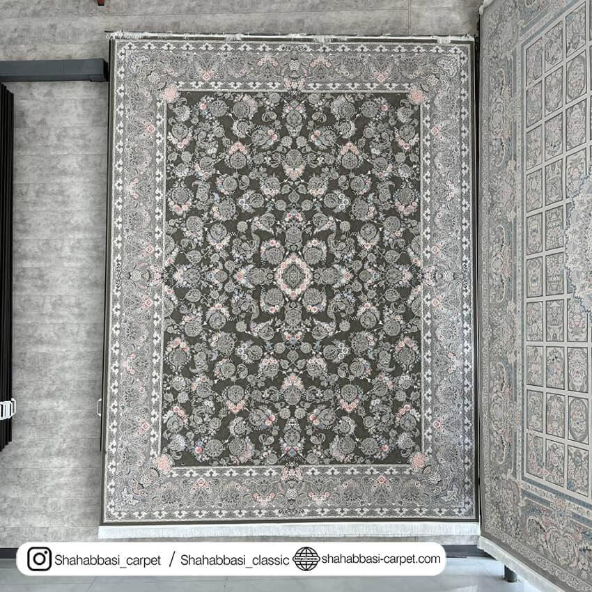 فرش کلاسیک کد 3030 زغالی — تصویر ۲