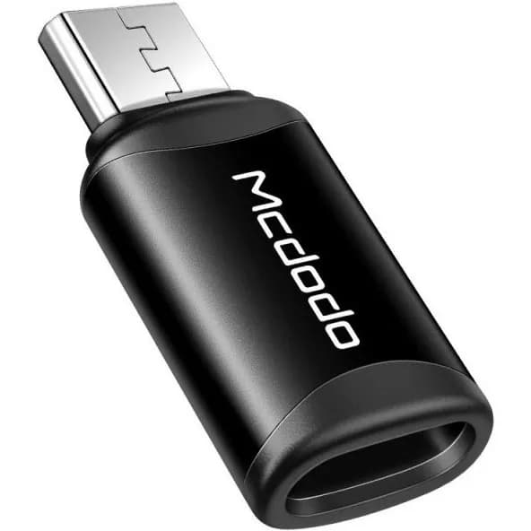 تبدیل میکرو یو اس بی به لایتنینگ مک دودو Mcdodo Lightning to microUSB OT-7710 توان ۳ آمپر — تصویر ۲