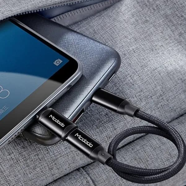 تبدیل میکرو یو اس بی به لایتنینگ مک دودو Mcdodo Lightning to microUSB OT-7710 توان ۳ آمپر — تصویر ۳