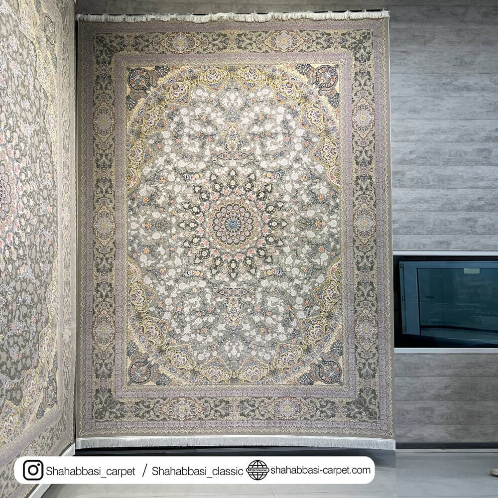 فرش کلاسیک کد 5012 طوسی