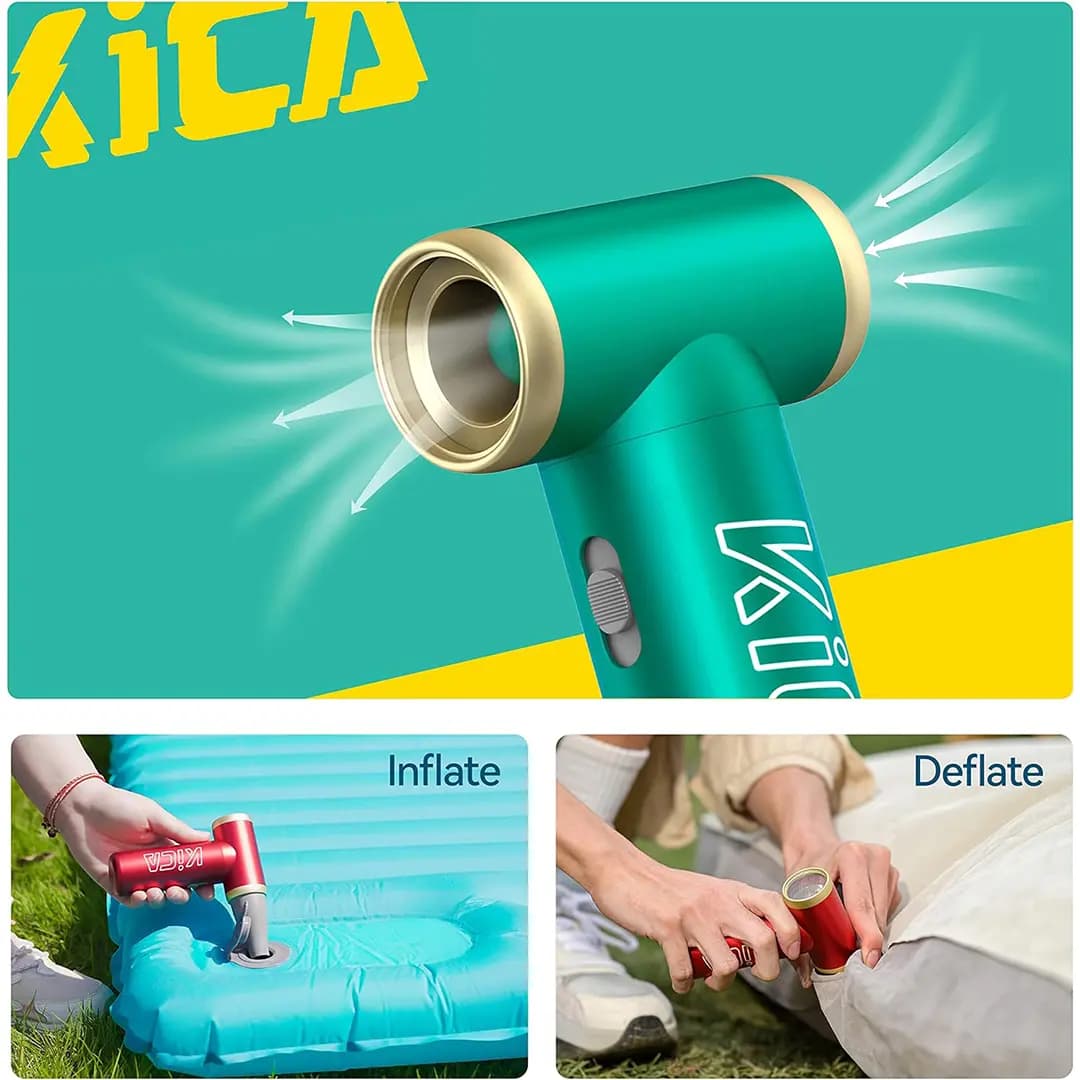 پمپ باد کیکا جت فن ۲ مدل KiCA Jet Fan 2 به همراه کیت جارو برقی — تصویر ۸