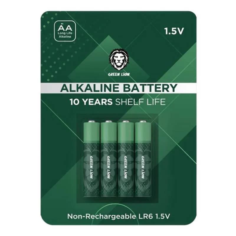 پک ۴ عددی باتری نیم قلمی شارژی گرین لاین Green Lion AAA Rechargeable Battery — تصویر ۲