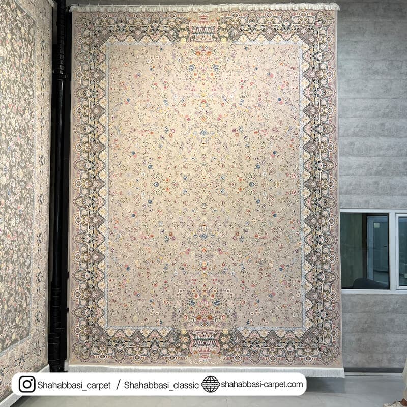 فرش کلاسیک کد 5006 کرم