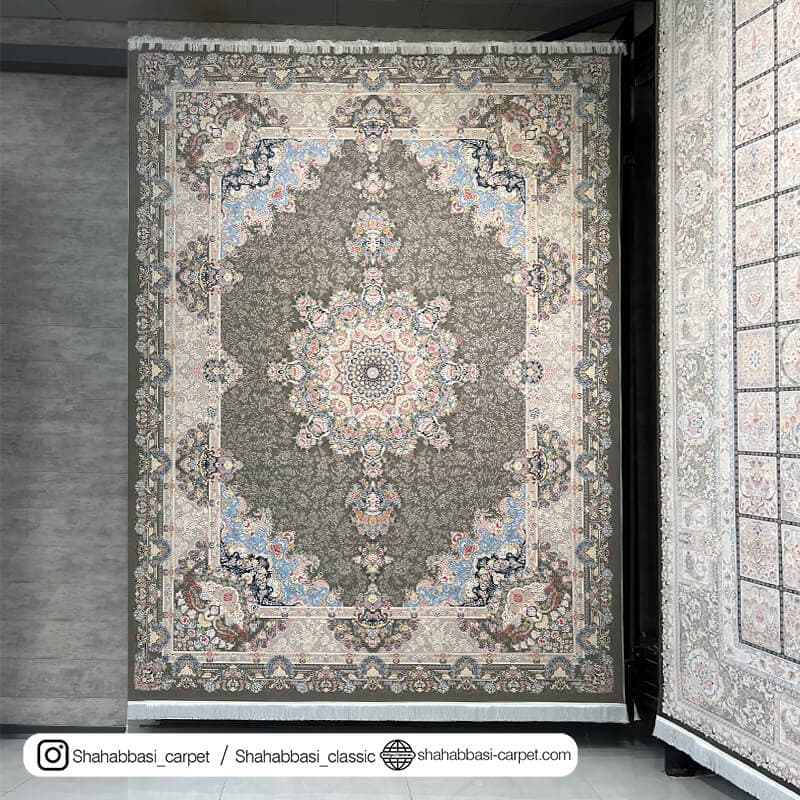 فرش کلاسیک کد 5007 زغالی
