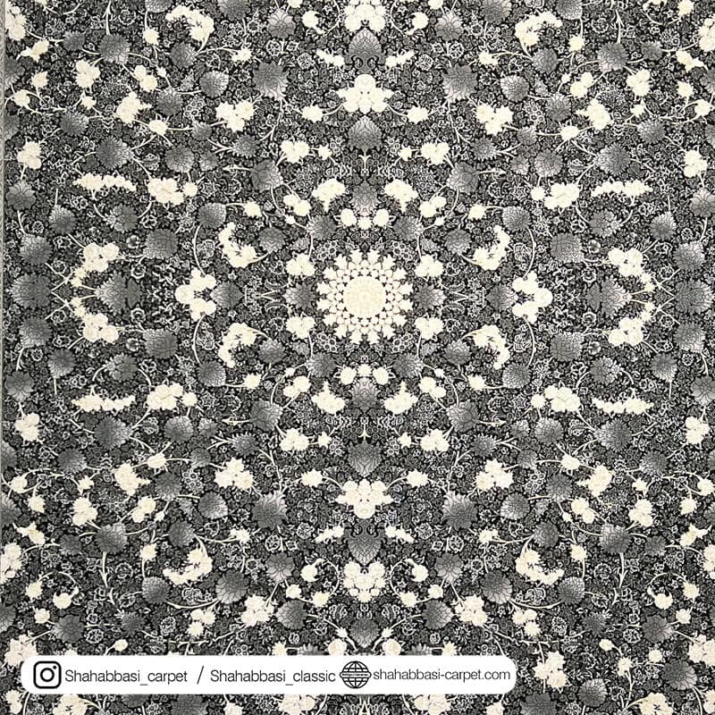 فرش کلاسیک کد 5006 زغالی — تصویر ۷