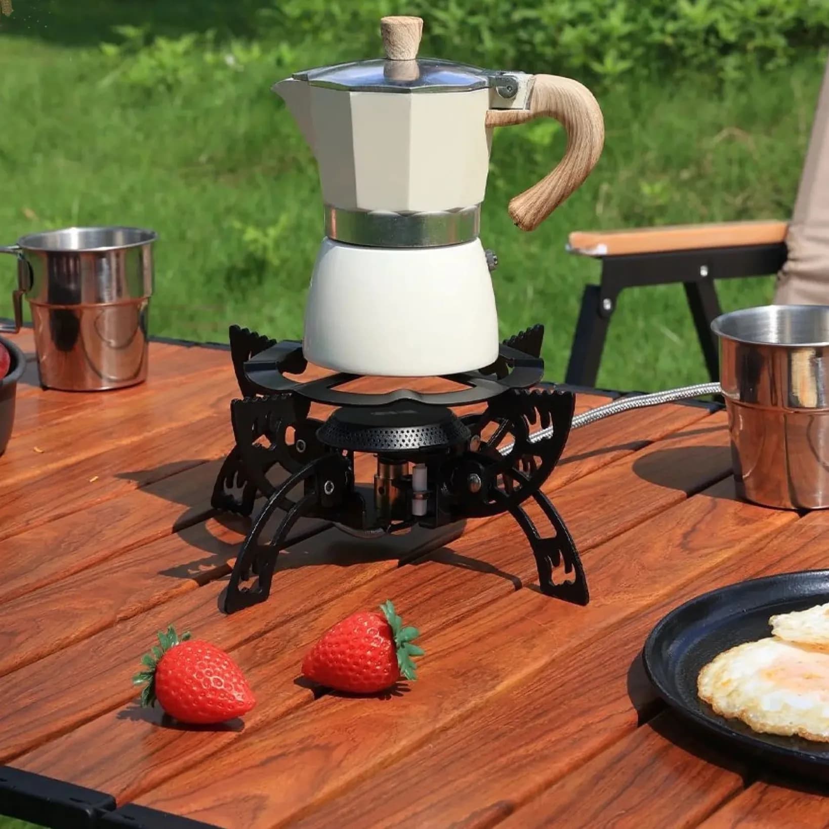 اجاق گاز عنکبوتی گرین لاین مدل Green spider Camping Stove — تصویر ۵