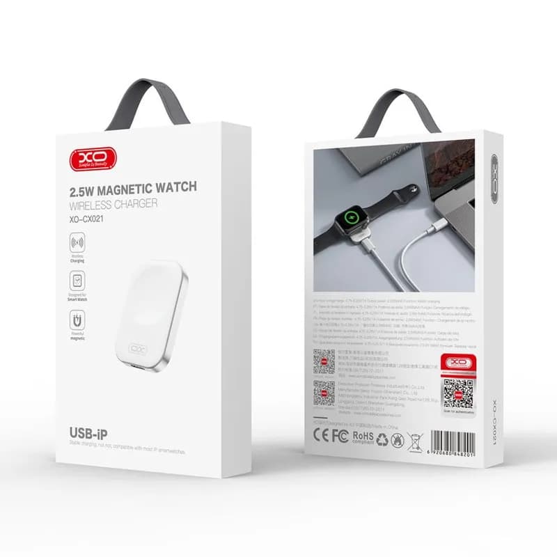 شارژر بی سیم اپل واچ ایکس او مدل XO CX021 — تصویر ۴