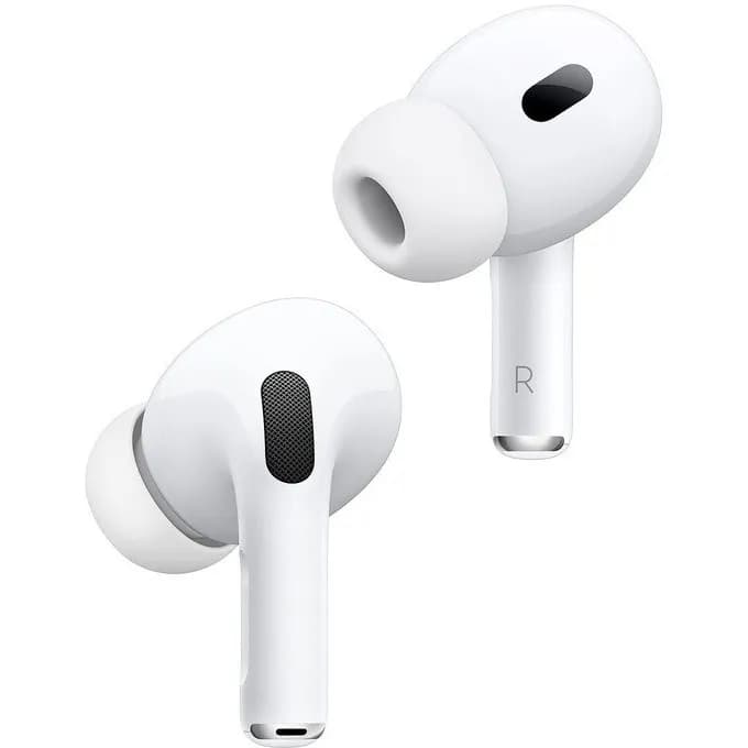 هدفون بلوتوثی اپل مدل AirPods Pro 2nd Generation با نویز کنسلینگ فعال (ANC)، نویز کنسلینگ میکروفون (ENC)، درگاه شارژ USB Type-C — تصویر ۳