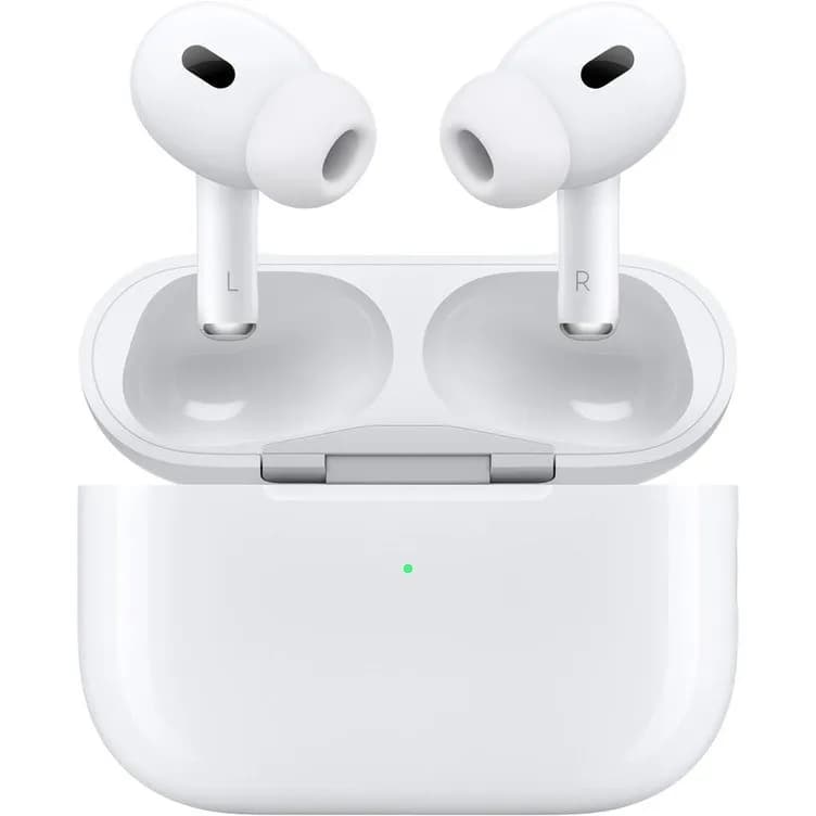 هدفون بلوتوثی اپل مدل AirPods Pro 2nd Generation با نویز کنسلینگ فعال (ANC)، نویز کنسلینگ میکروفون (ENC)، درگاه شارژ USB Type-C