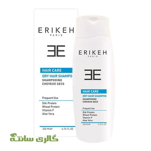 شامپو روزانه مخصوص موهای خشک اریکه ERIKEH حجم 200 میل