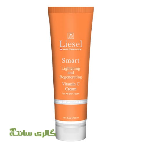 کرم روشن کننده ویتامین C اسمارت لایسل Liesel حجم 30 میل — تصویر ۲