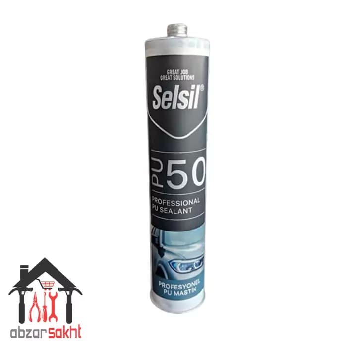 چسب پلی اورتان کارتریج سلسیل SelSil PU50v مشکی
