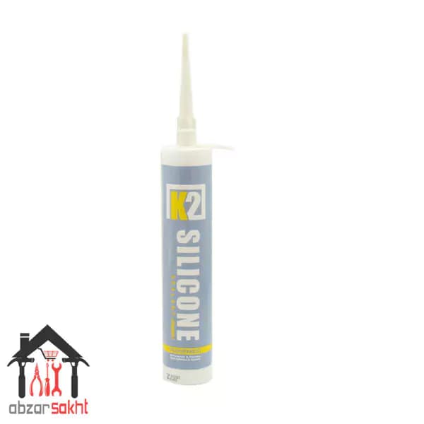 چسب سیلیکون شفاف K2 کاسپین (300ml) کارتن 24 عددی — تصویر ۲