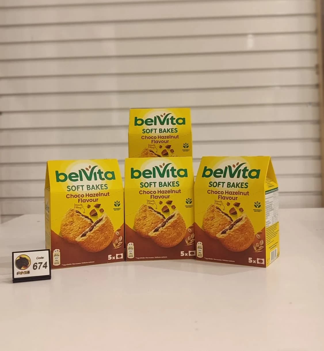 کوکی soft bakes بلویتا اروپایی با مغز شکلات 250 گرم — تصویر ۵